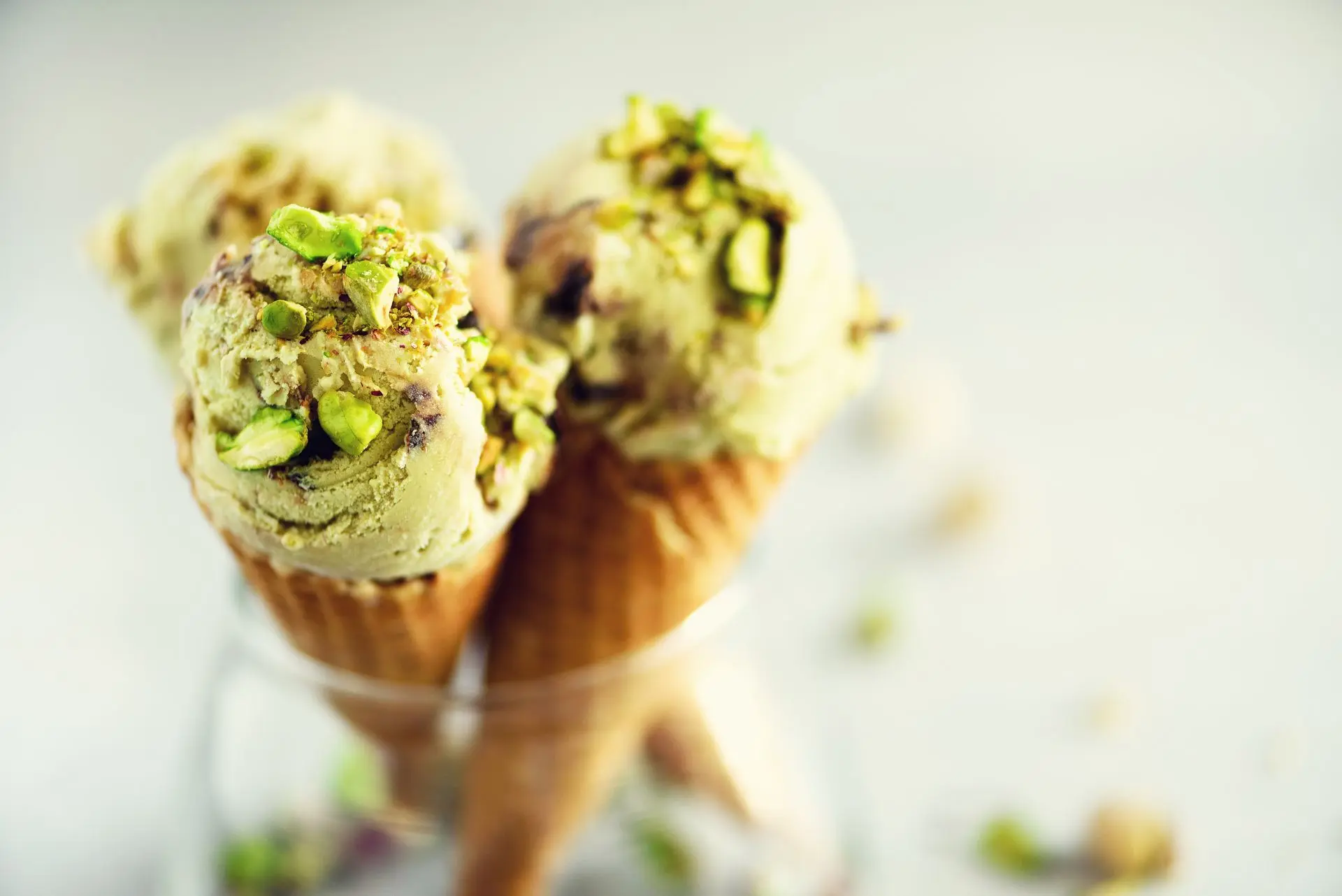 Cono gelato pistacchio di Bronte