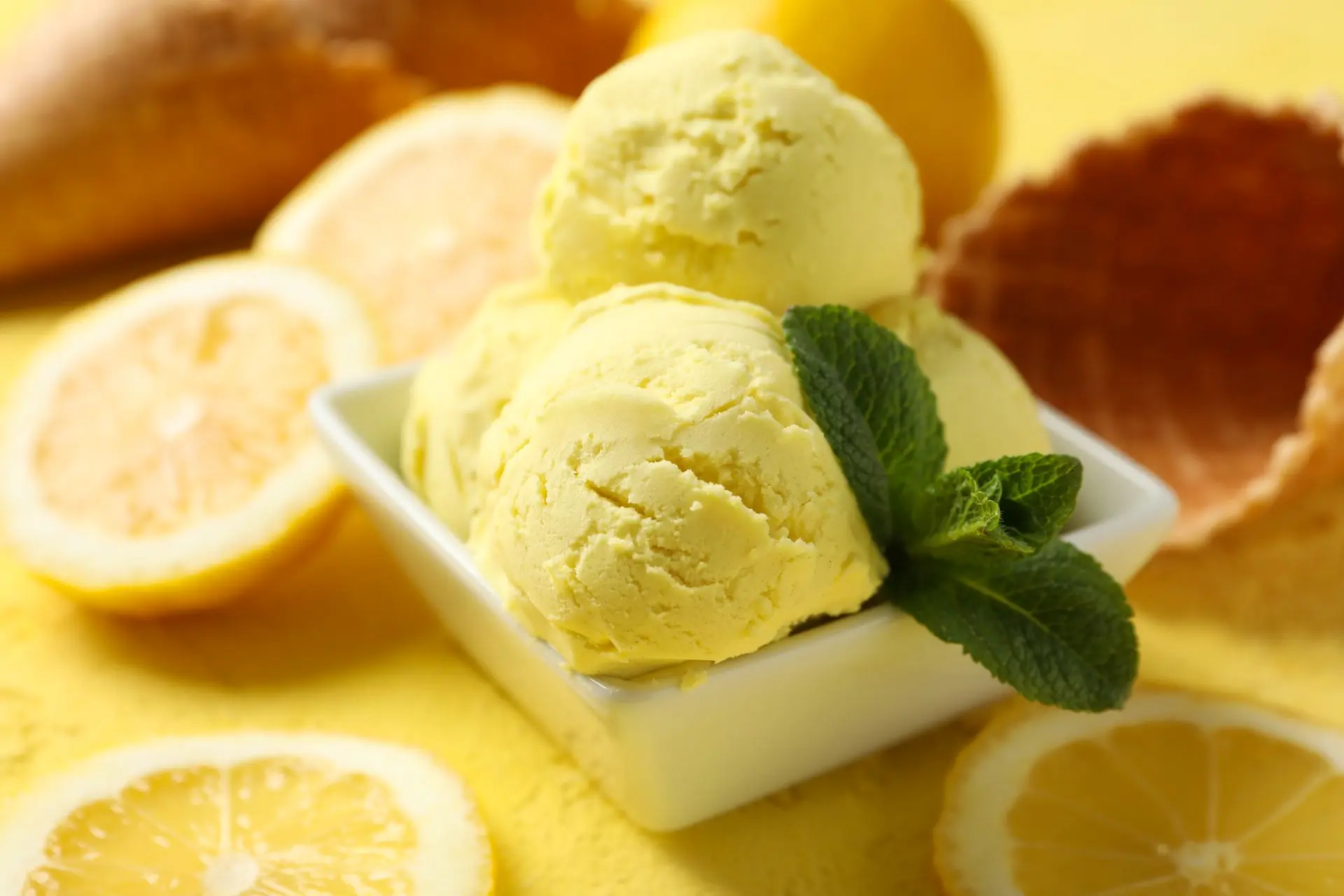 Gelato al limone di Sorrento