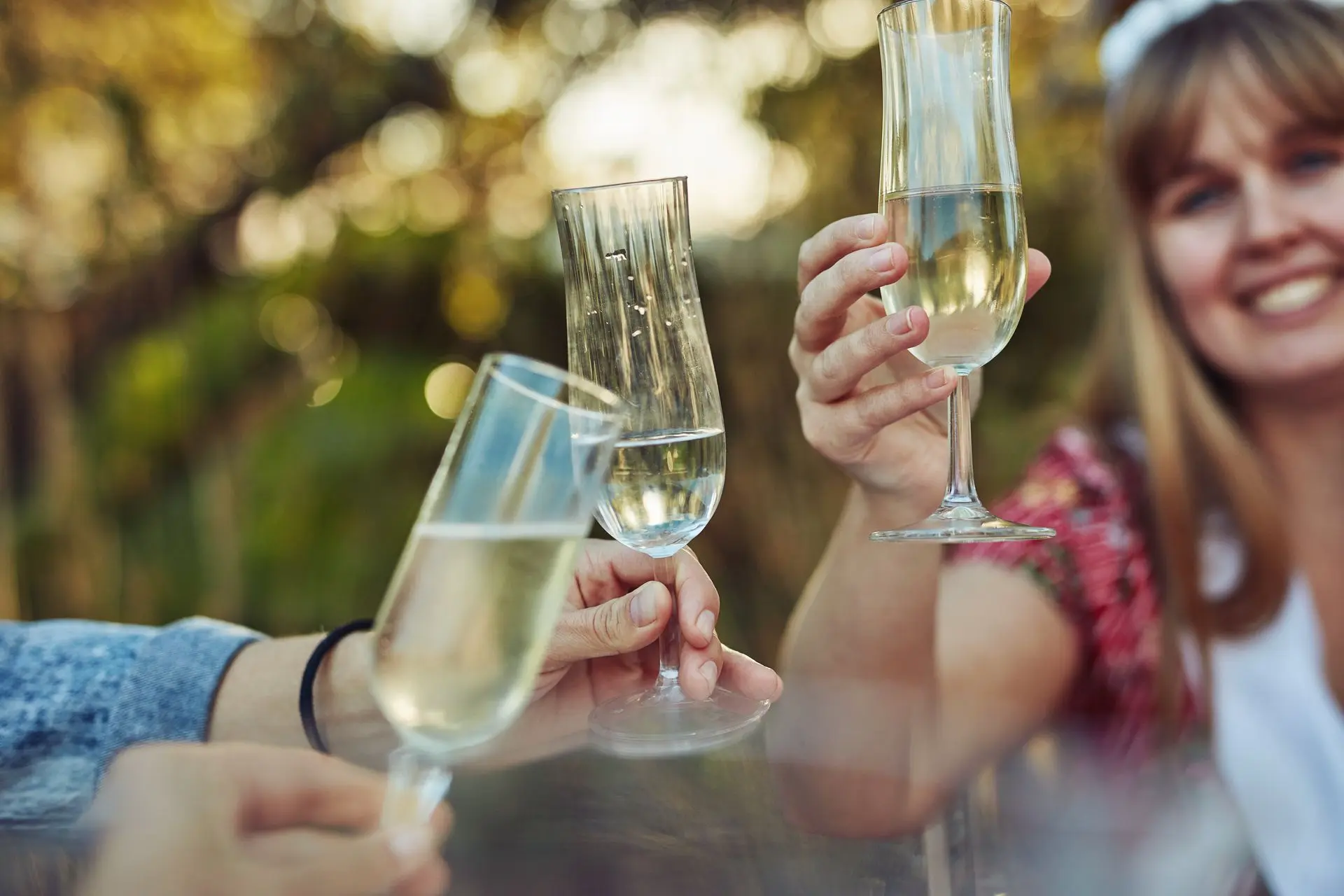 Brindisi in vigna con prosecco 